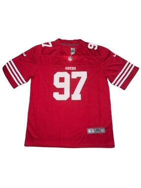 NFL San Francisco 49ers XL Jersey #97 Nick Bosa Nike Players On Field Red